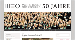 Desktop Screenshot of martin-buber-oberschule.de